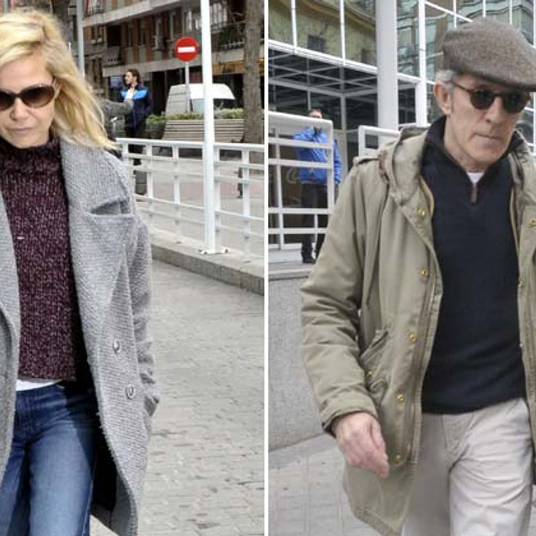 Eugenia Martínez de Irujo y Alfonso Diez visitan a Cayetano  en el hospital