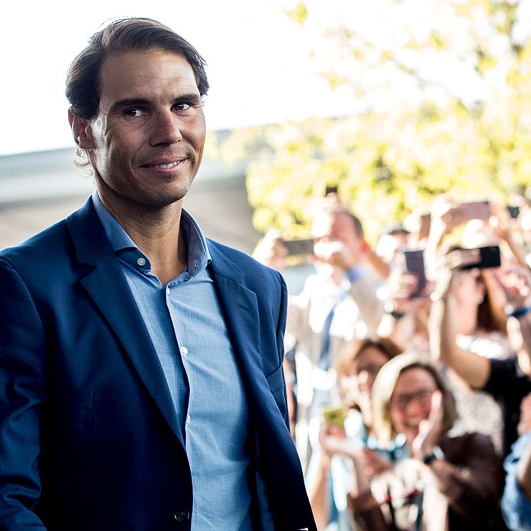 Rafa Nadal se despide de la soltería con la mejor de sus sonrisas