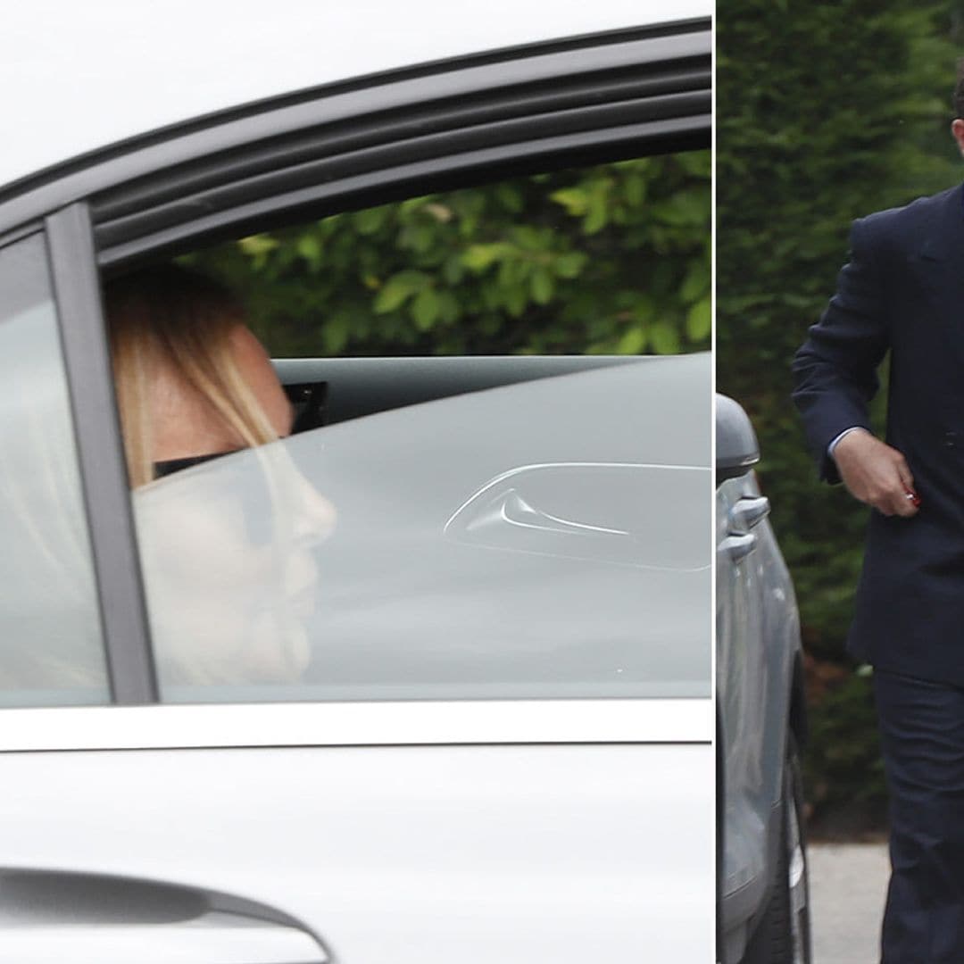 Alessandro Lequio arropa a Ana Obregón en el último adiós a su madre