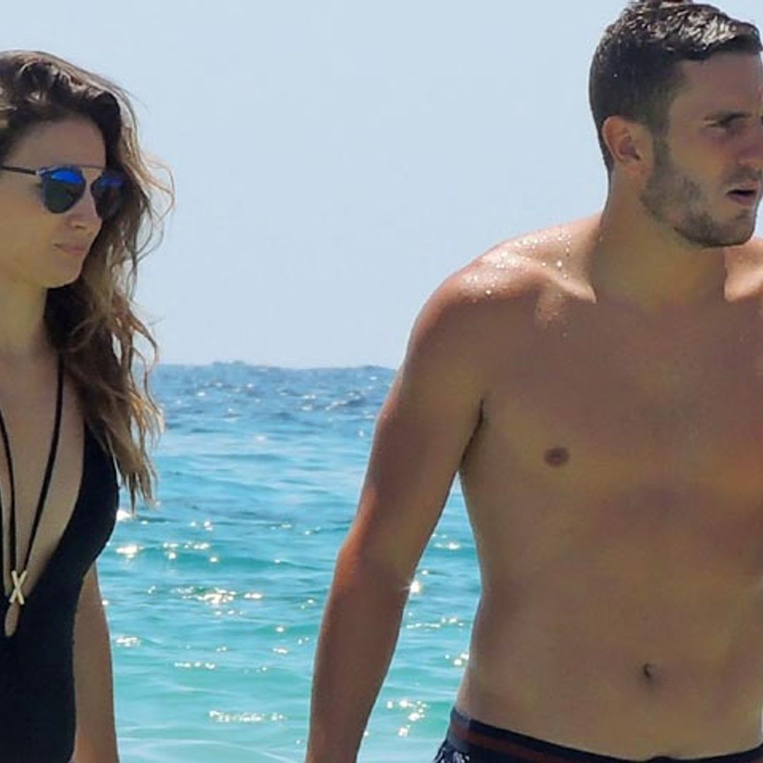 Koke, jugador del Atlético de Madrid, presume de cuerpazo y de novia