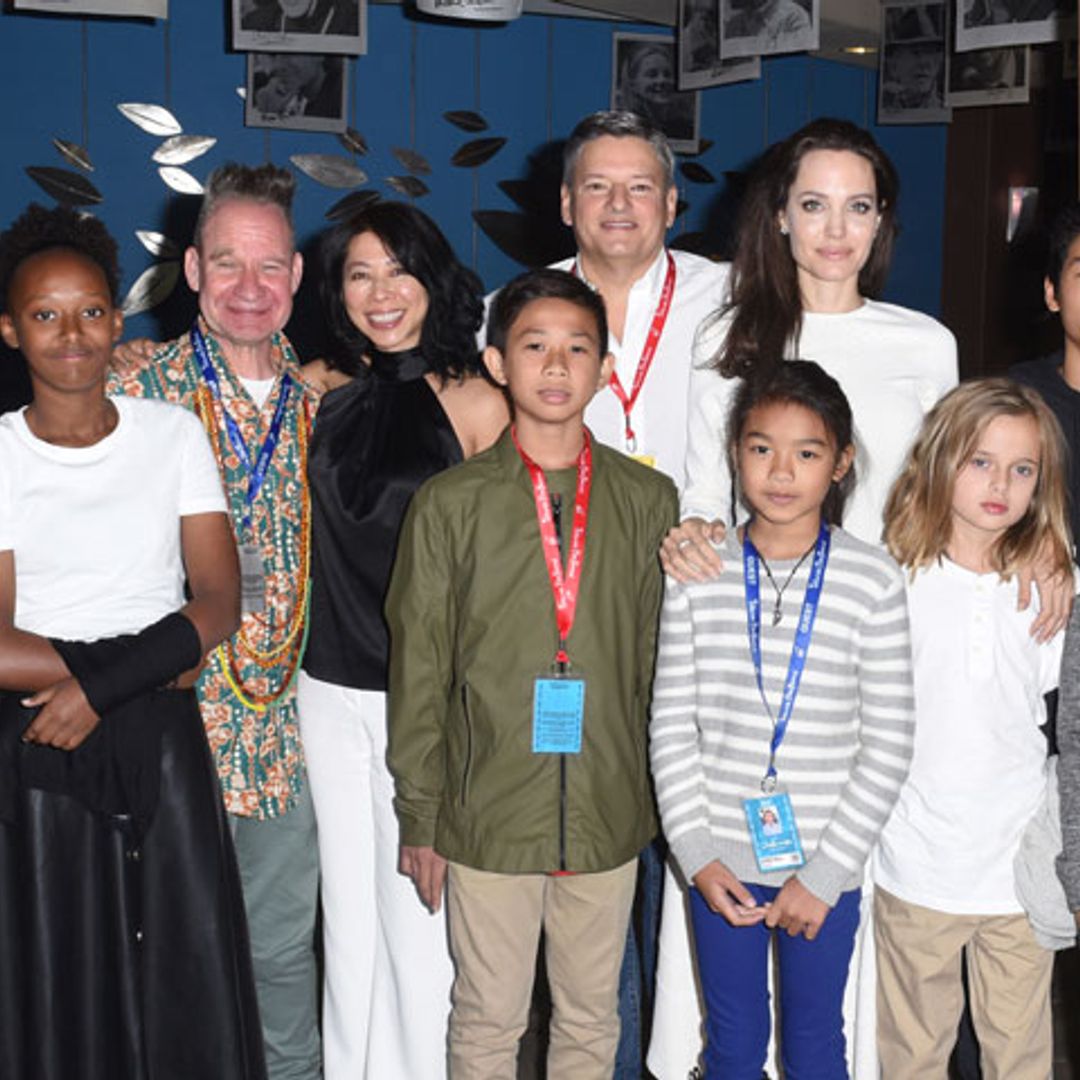 Angelina Jolie se va de estreno con sus niños... ¡Cómo han cambiado!