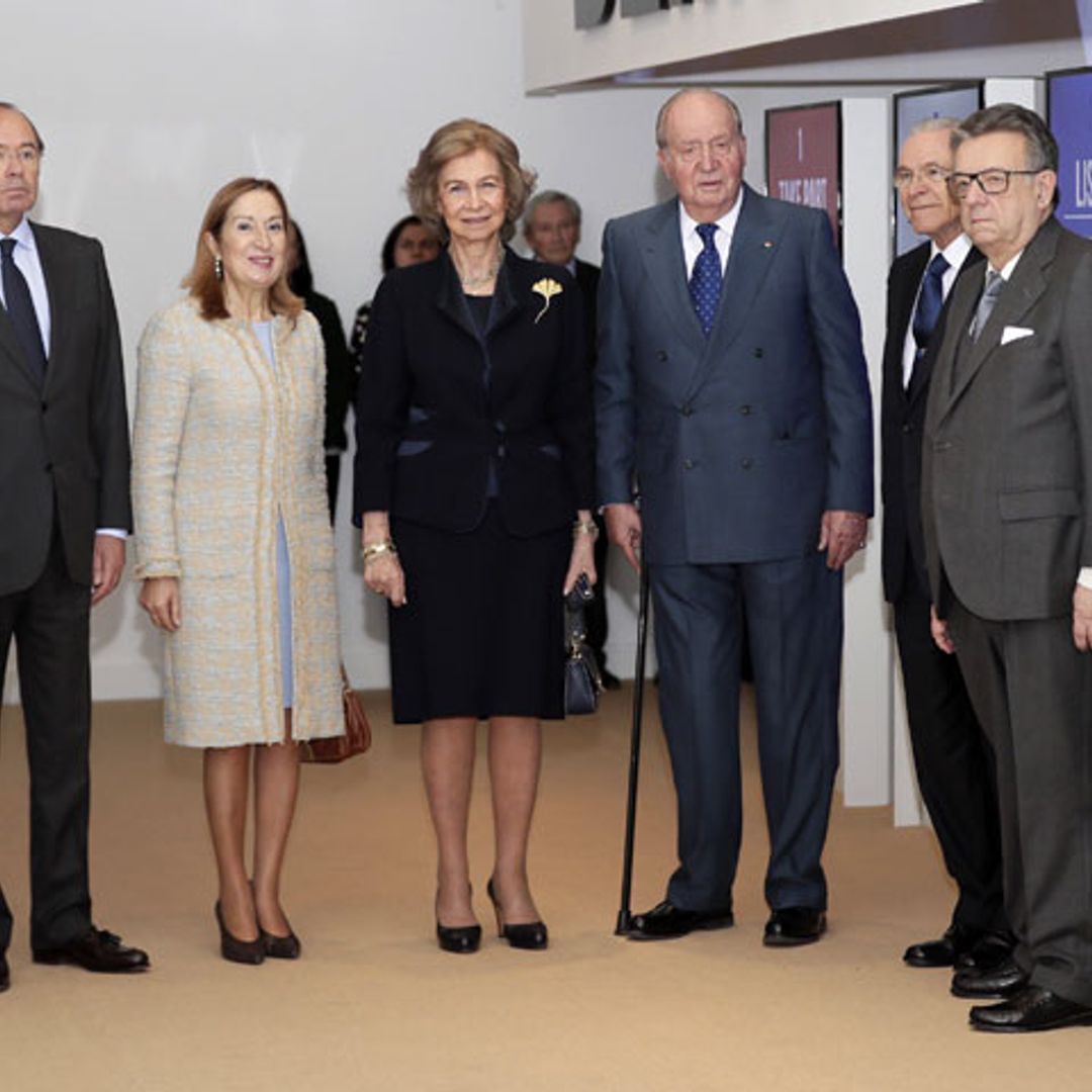 Don Juan Carlos y Doña Sofía inauguran una exposición sobre los 40 años de democracia