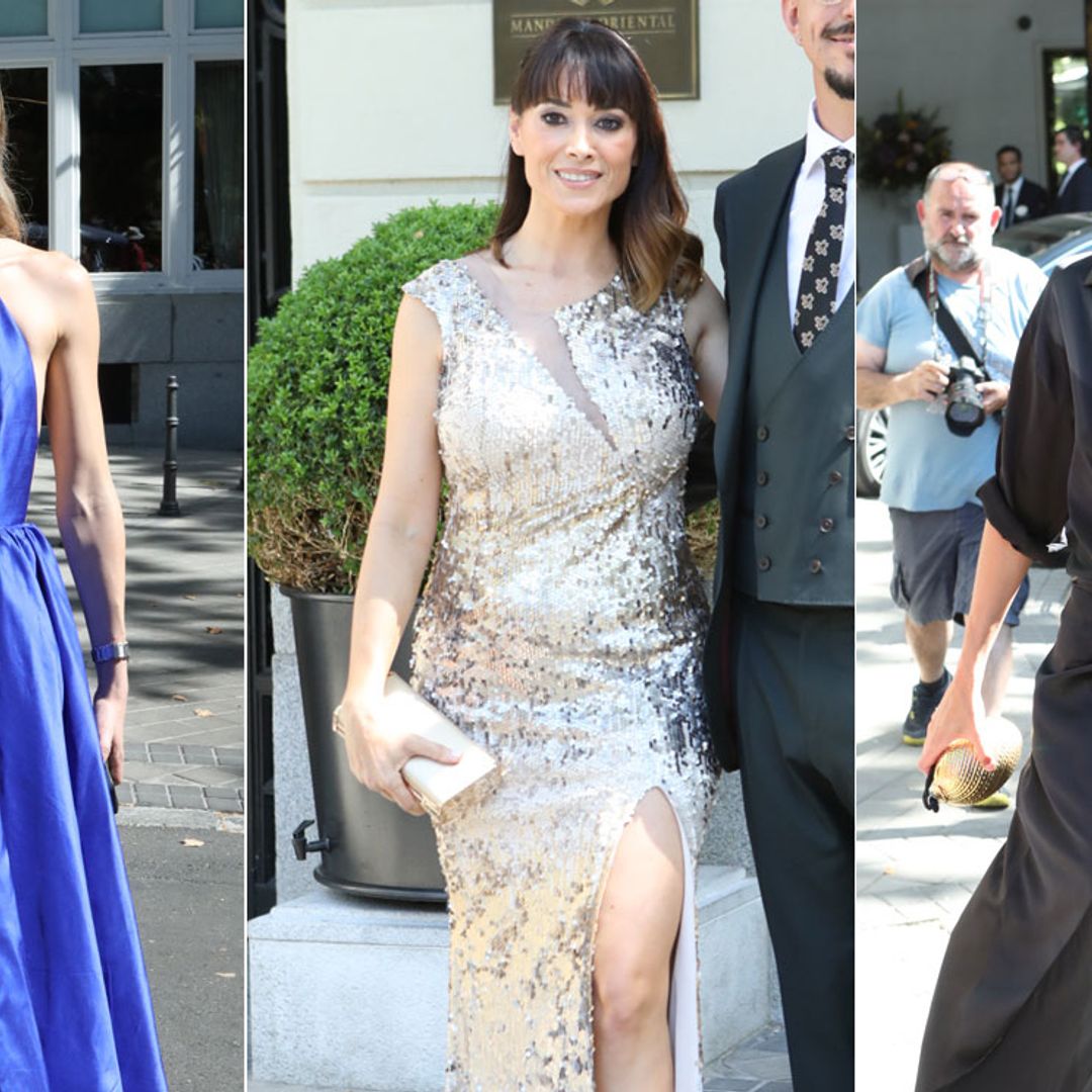 Brillos y detalles de tendencia entre las invitadas a la boda de Tamara Falcó e Iñigo Onieva