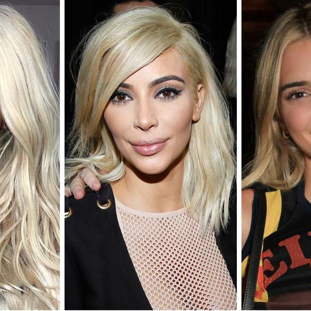Todas las Kardashian-Jenner han pasado por el rubio, ¿quién lo 					lleva mejor?