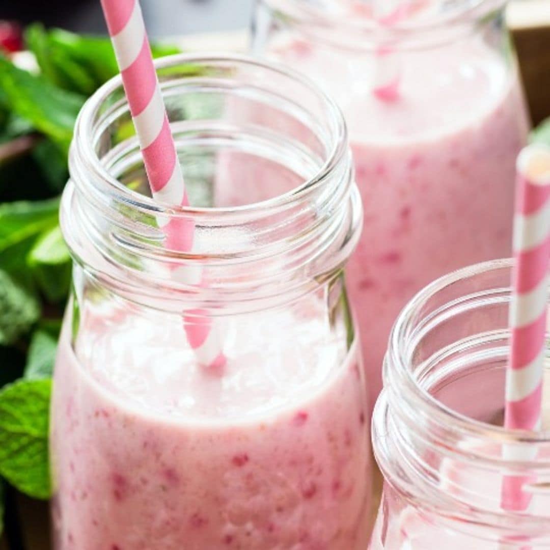 'Smoothie' de fresas y granada
