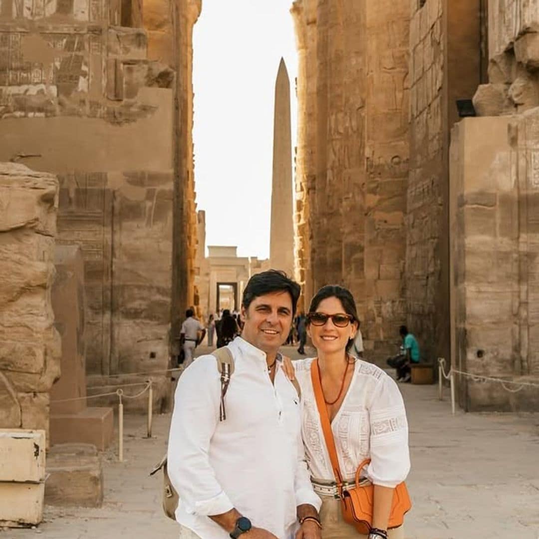 Lourdes Montes y Francisco Rivera descubren Egipto junto a sus hijos: fotos de un viaje inolvidable