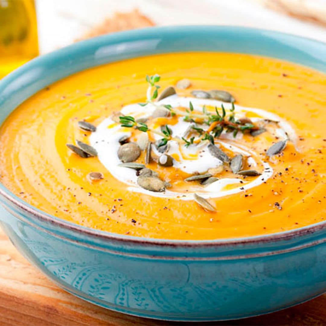 Crema de calabaza y jengibre