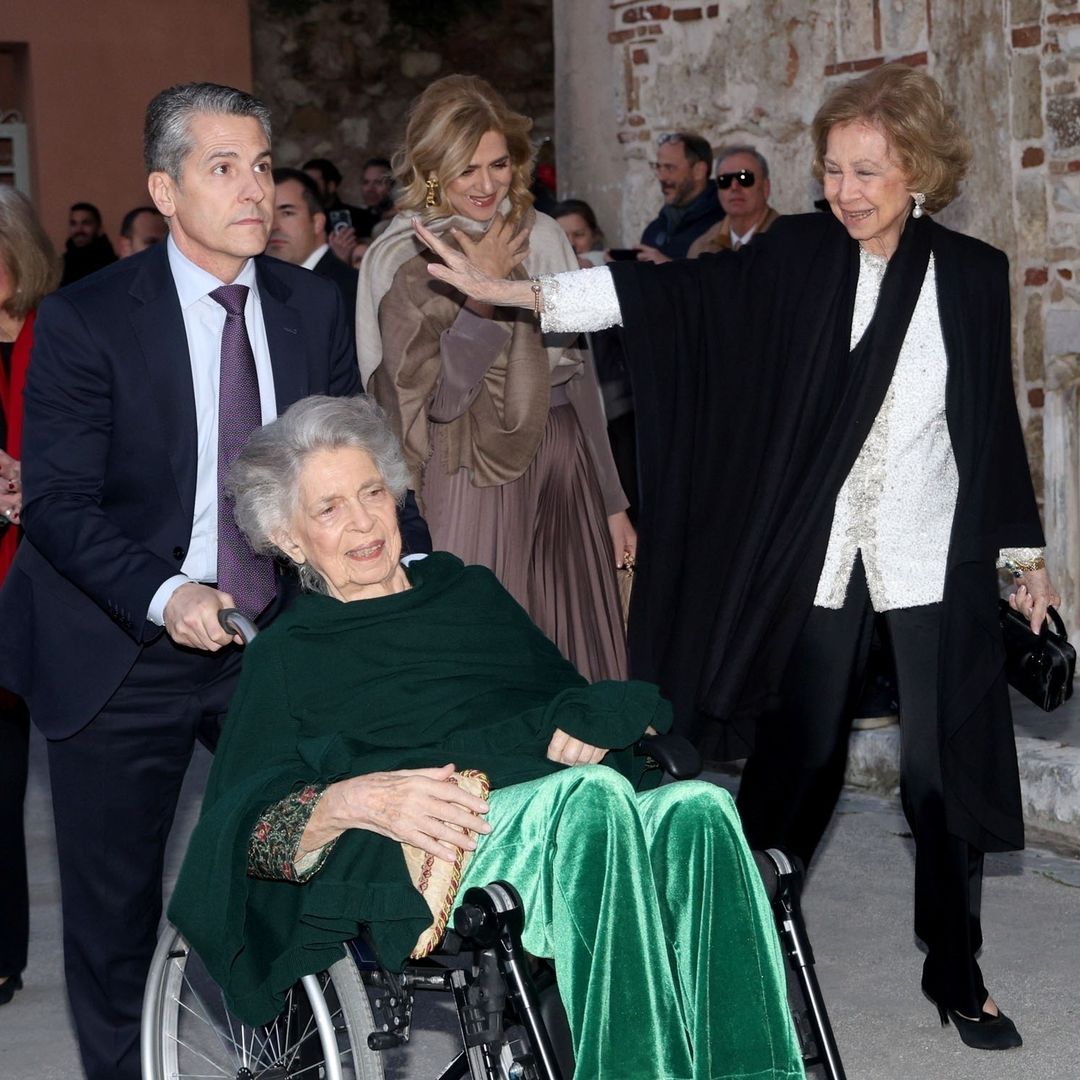 La última aparición de Irene de Grecia: en Atenas, rodeada de los suyos y en la gran boda de su ahijado