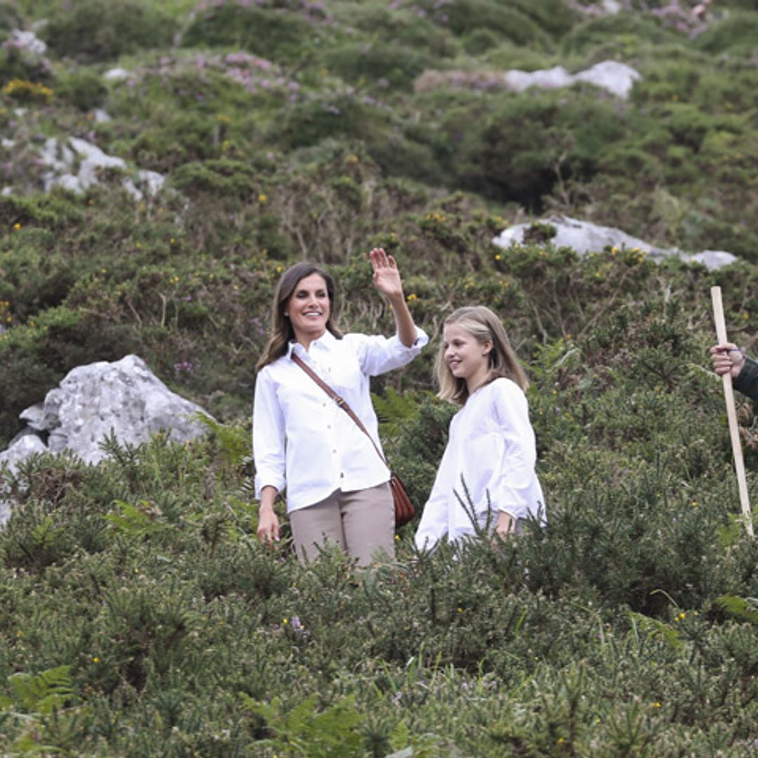 La princesa Leonor inaugura el Mirador que lleva su nombre en los Lagos de Covadonga