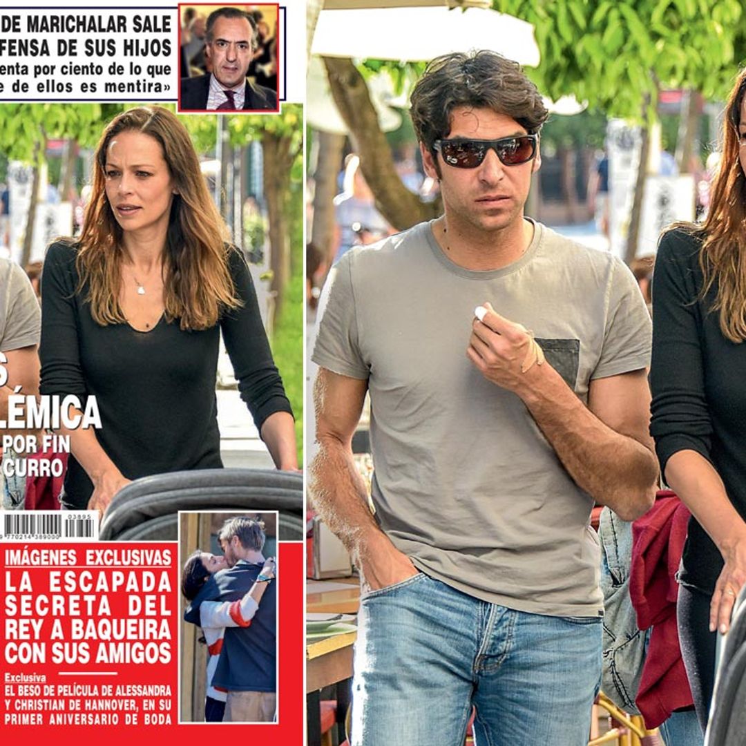 Fotografías exclusivas en ¡HOLA!, Eva y Lourdes zanjan la polémica