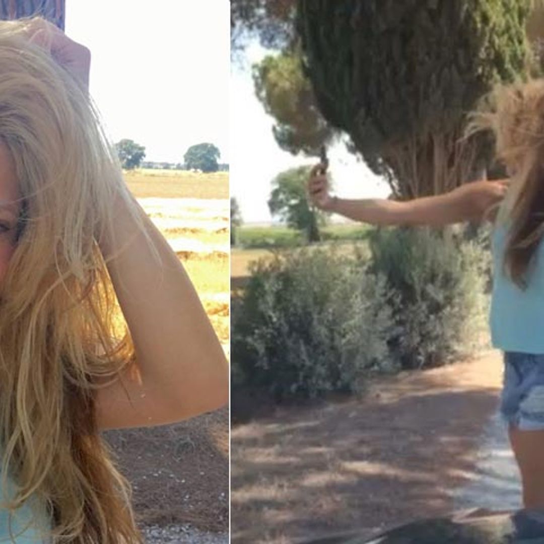 Gerard Piqué se 'ríe' de los intentos de Shakira para hacerse un selfie ¡No os lo perdáis!
