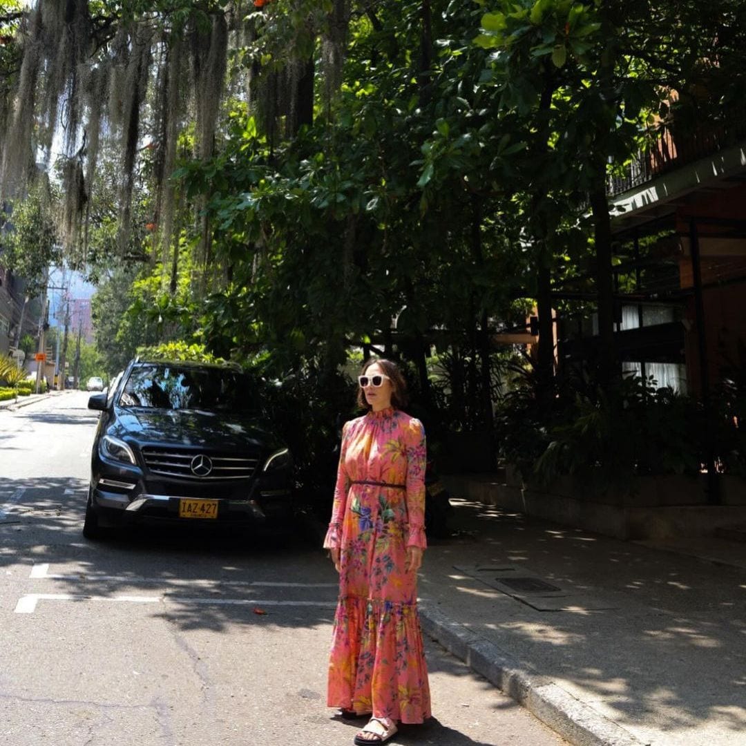Tamara Falcó en el Museo de Antioquia, Medellín, Colombia. Septiembre de 2024