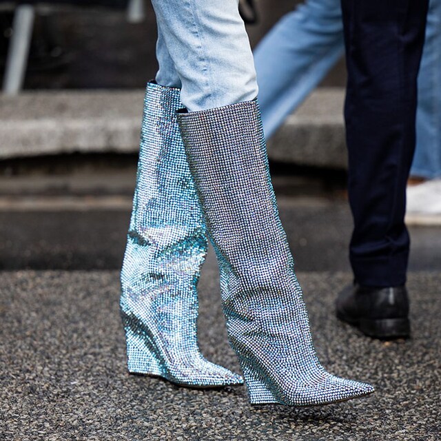 botas brillantes