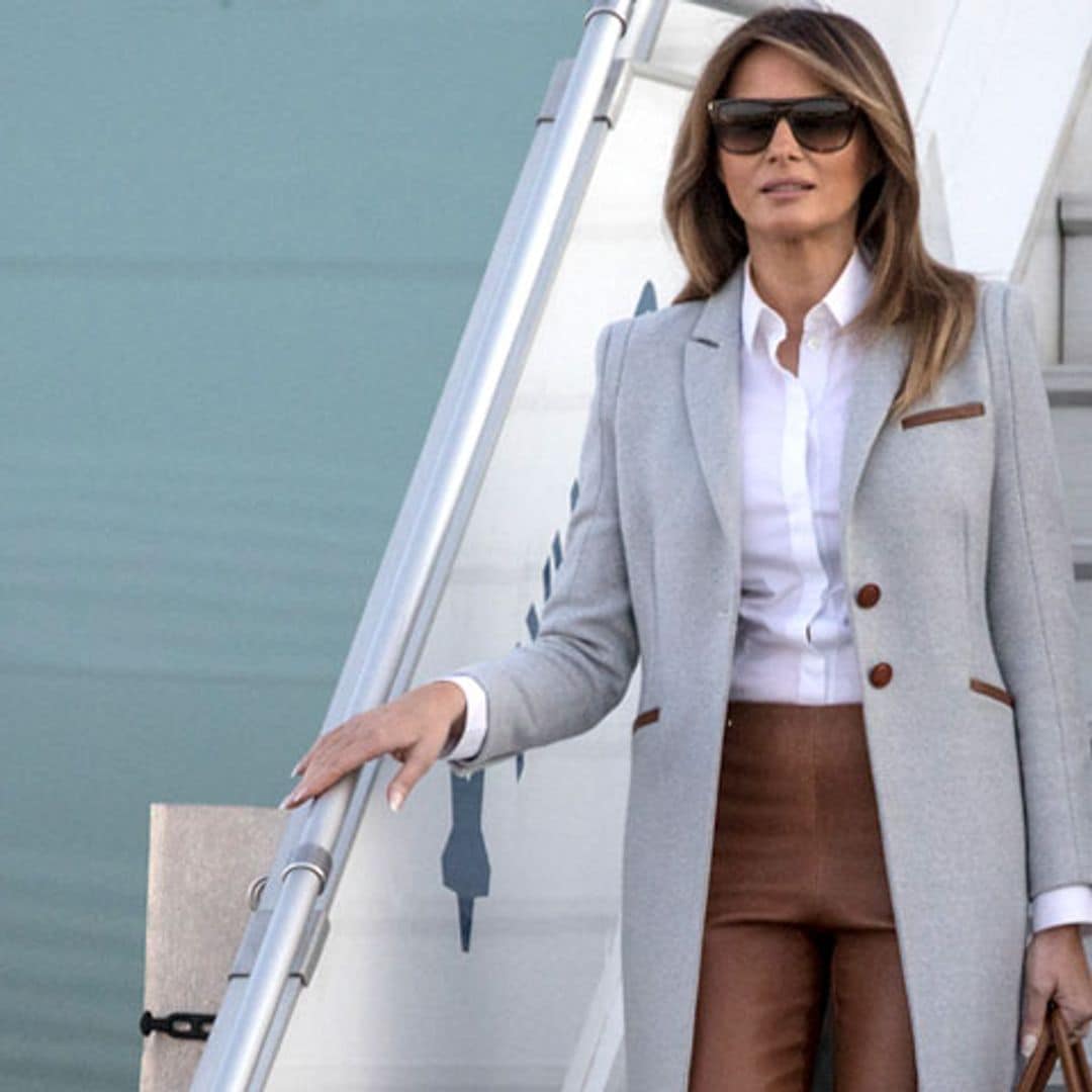 Melania Trump y un look de aeropuerto por 12.000 euros