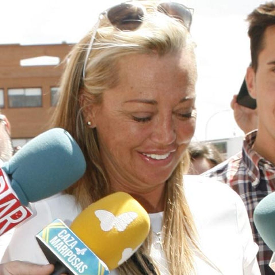 Belén Esteban abandona el juicio contra Toño Sanchís con una sonrisa