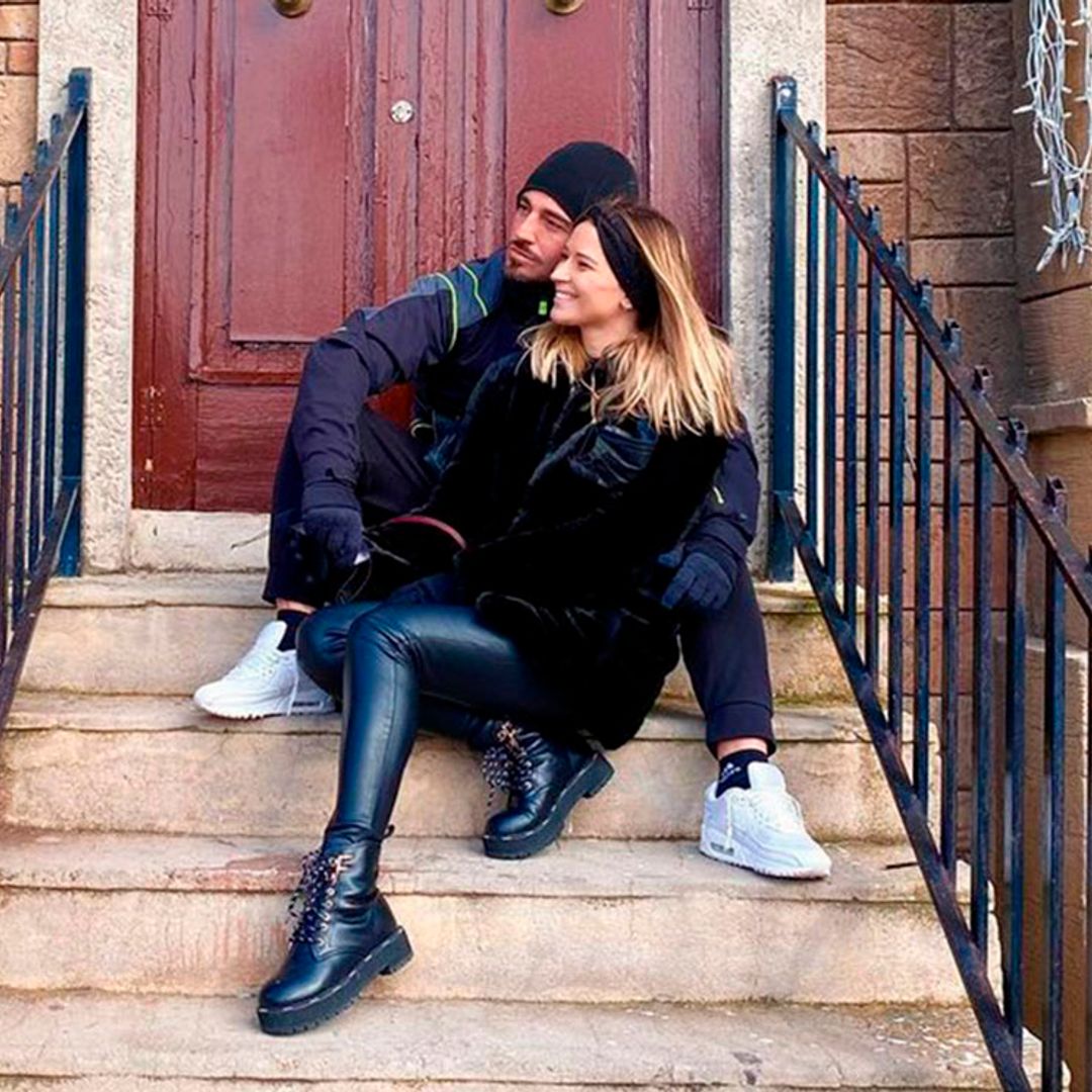 Bustamante y su ‘ángel de la guarda’ Yana Olina disfrutan de un día de emociones fuertes en la Warner