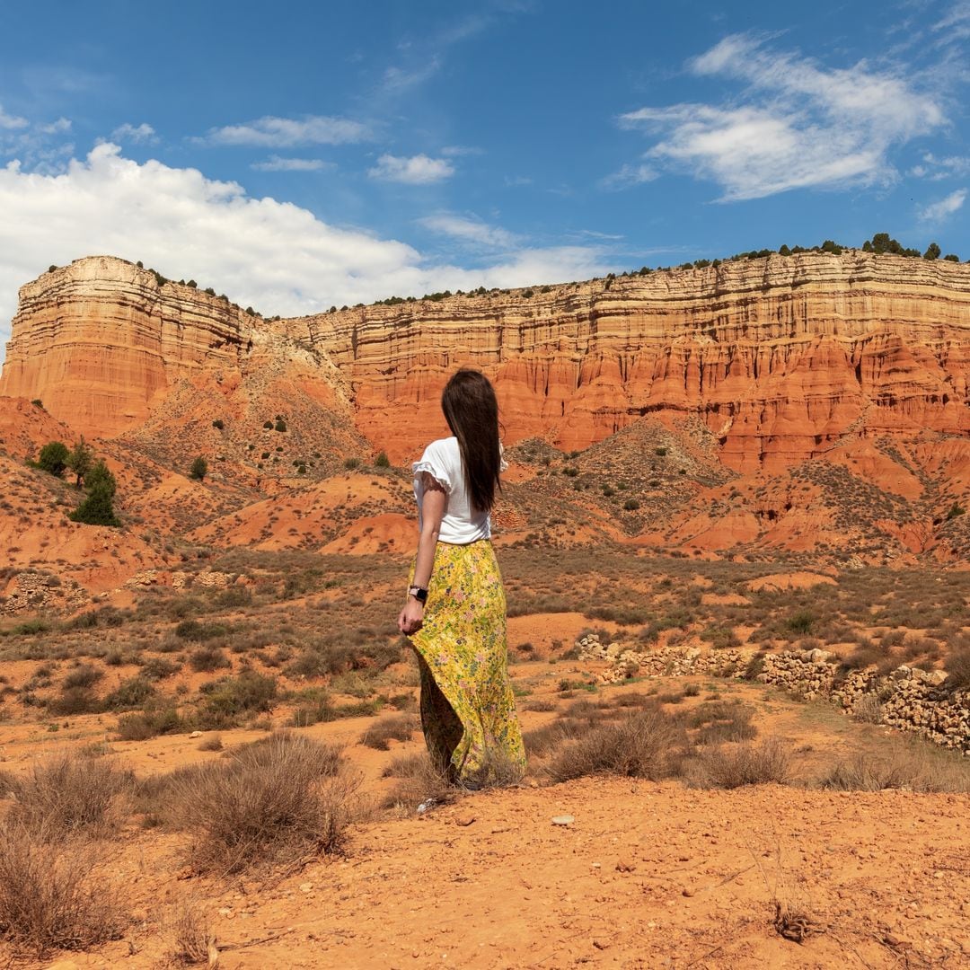 Parece Arizona, pero está en Teruel: un inesperado cañón de color rojo que parece sacado de una película