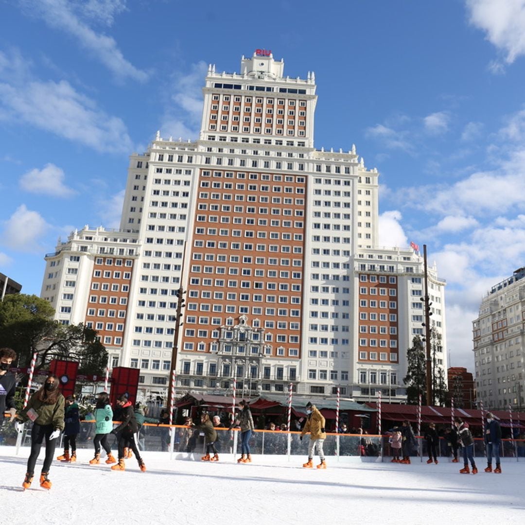 Pista de patinaje sobre hielo de Plaza de España, Madrid