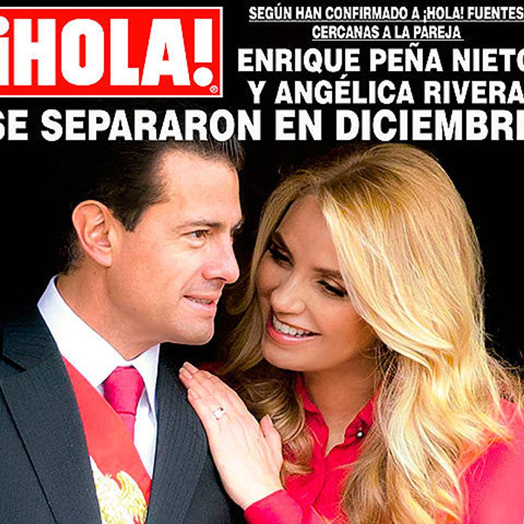 En ¡HOLA! México: el expresidente mexicano Enrique Peña Nieto y Angélica Rivera se separaron en diciembre