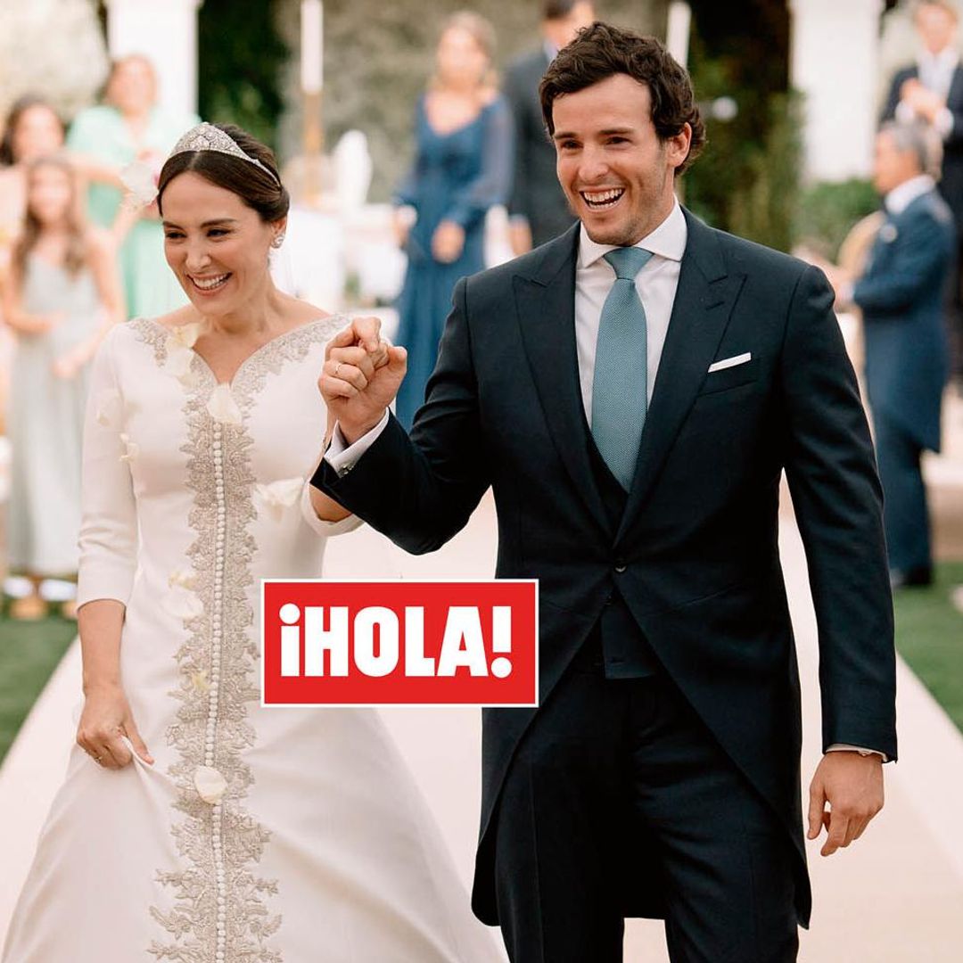 La lluvia de pétalos con la que Tamara e Íñigo celebraron que ya eran ‘marido y mujer’