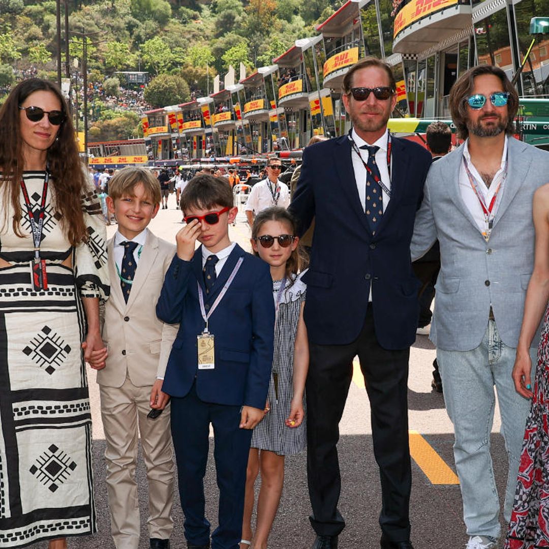 Carlota Casiraghi, acompañada de toda su familia, anfitriona de lujo en el Gran Premio de Mónaco de Fórmula 1