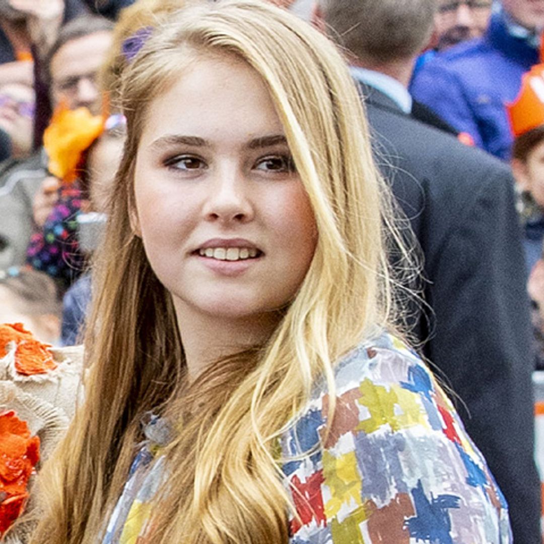 Vestido a lo Meghan Markle y bolso de Máxima, el estilo de Amalia de Holanda promete