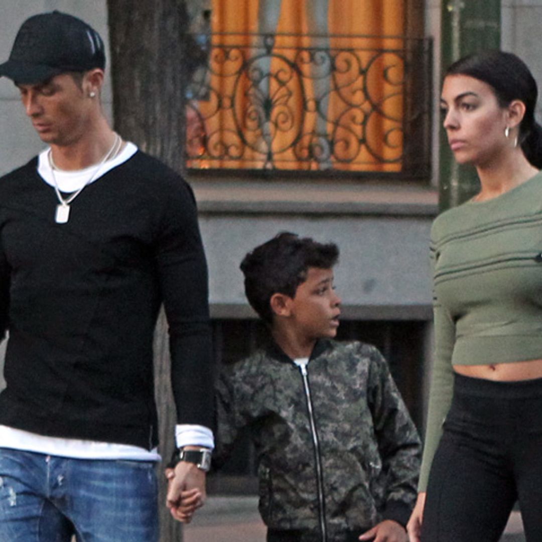 El paseo más familiar de Cristiano Ronaldo y Georgina Rodríguez