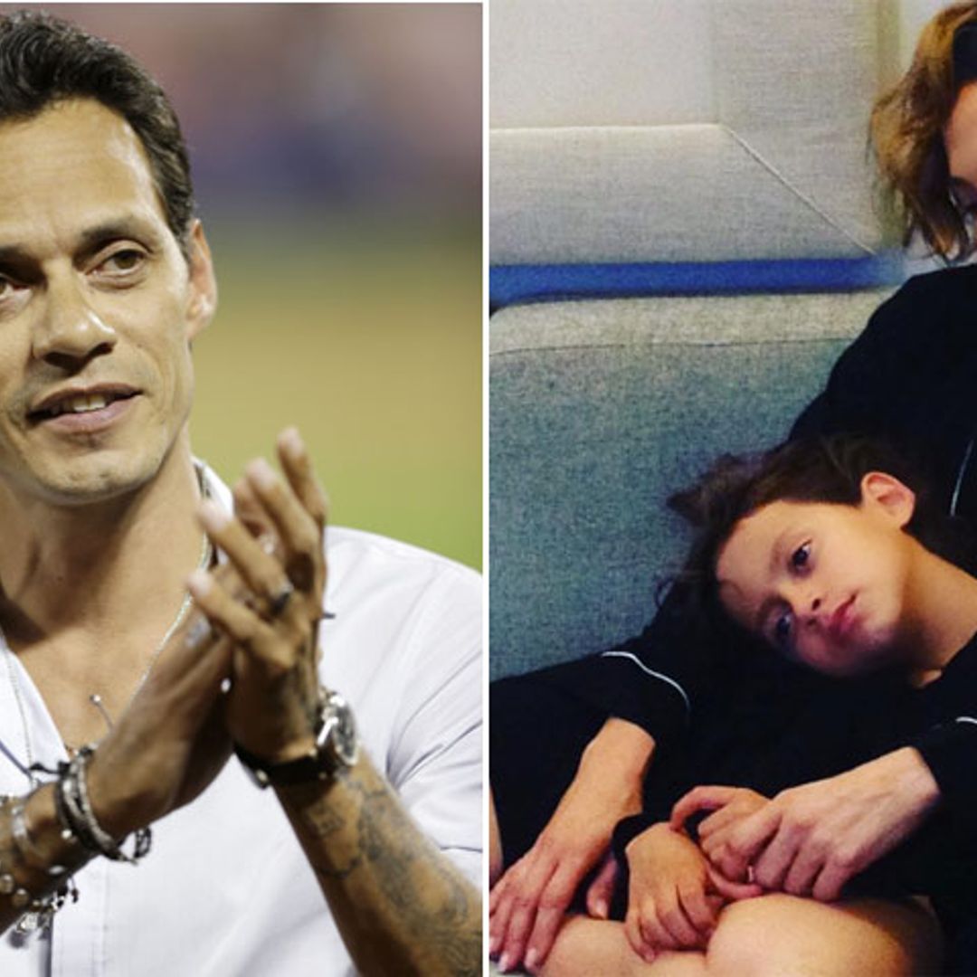 Max, el hijo de Marc Anthony y Jennifer López, una versión en miniatura de su padre
