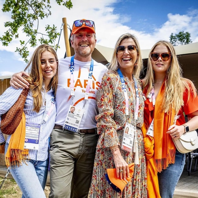 El rey Guillermo-Alexander, la reina Máxima, la princesa de Orange y la princesa Alexia de Holanda están en los Juegos Olímpicos 