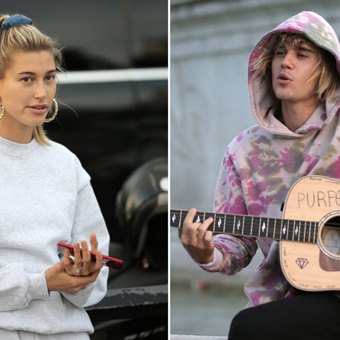 Justin Bieber sorprende a Hailey Baldwin con una romántica declaración en plena calle