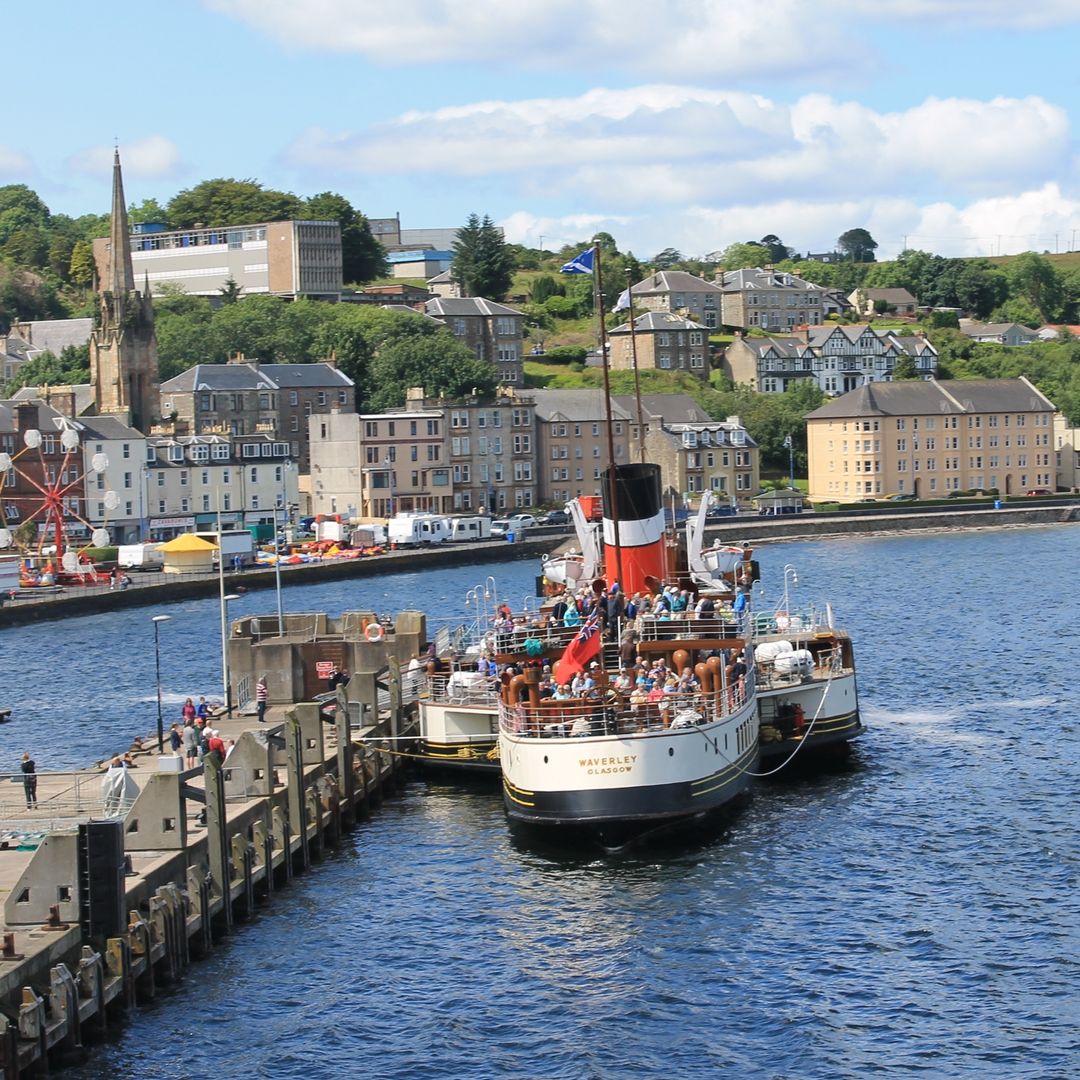 Puerto de Rothesay, isla de Bute, Escocia