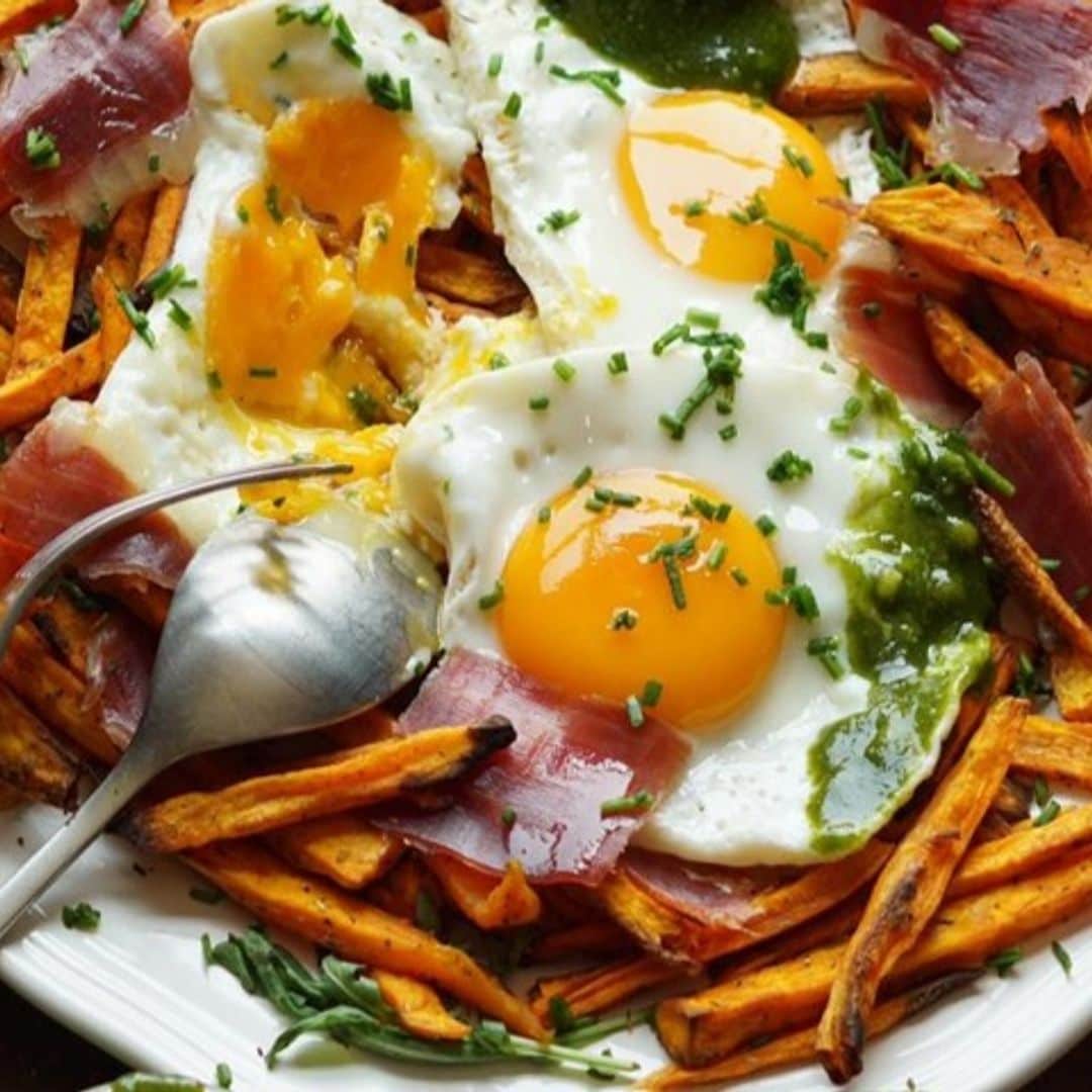 Huevos rotos saludables