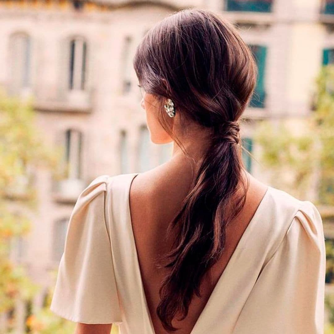 Coleta, el peinado de novia que nunca pasa de moda