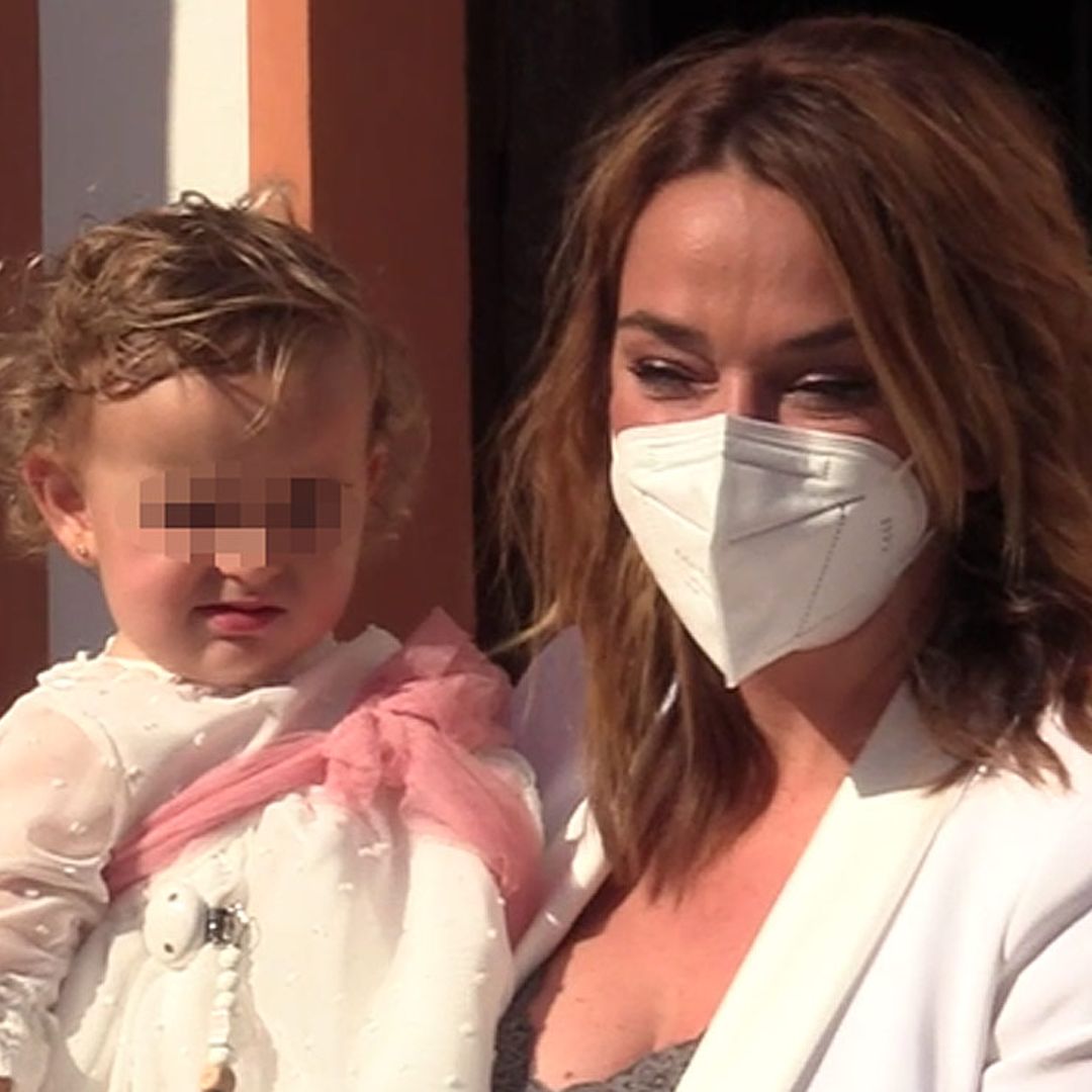 Las imágenes inéditas del bautizo de Lola, la hija de Toñi Moreno