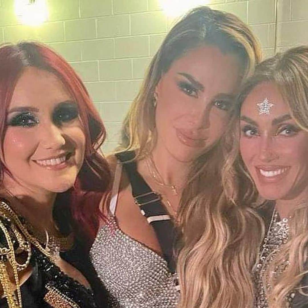 Así fue el reencuentro de ‘Alma Rey’, ‘Roberta Pardo’ y ‘Mía Colucci’ en el concierto de RBD