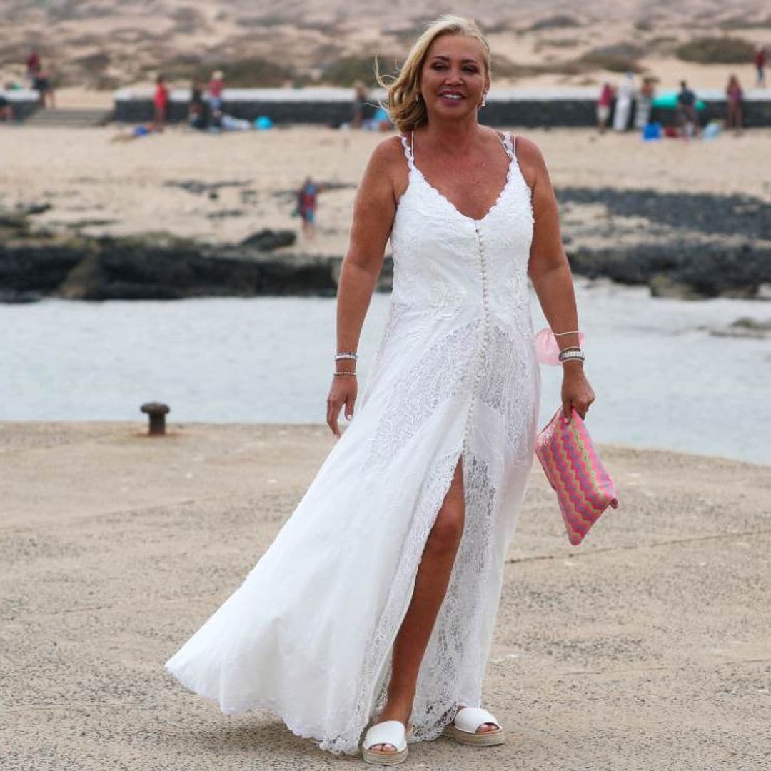 Belén Esteban, afectada por la travesía en barco para llegar a la boda de Anabel Pantoja