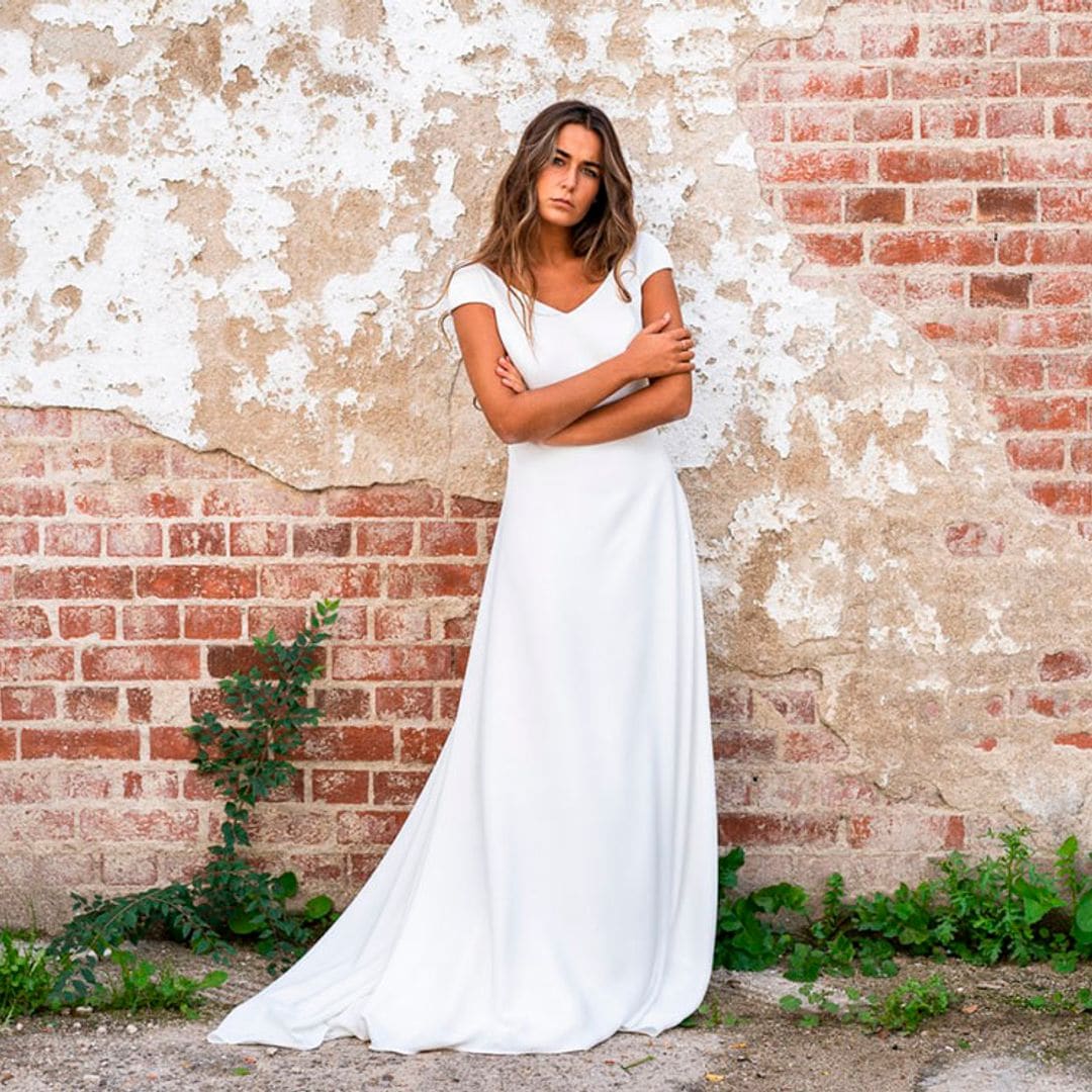 Vestidos de novia sencillos que sientan bien a todas las chicas