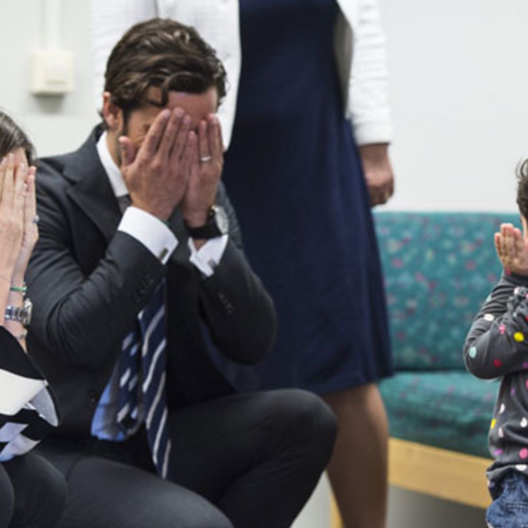 La princesa Sofia de Suecia despierta su instinto maternal en un centro de refugiados