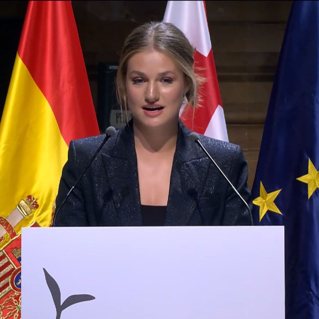 El discurso de Leonor con homenaje a Barcelona y guiño a los Premios Princesa de Asturias