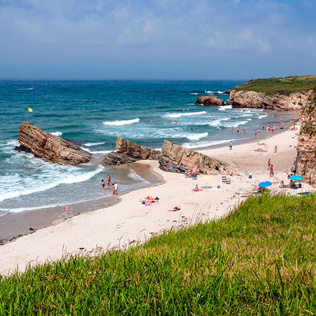 Playa de Os Castros, Ribadeo, Lugo, Galicia