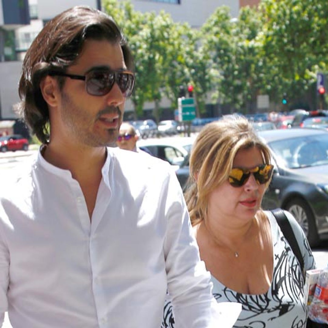 El hijo de Edmundo Arrocet, Maximiliano, visita a María Teresa Campos en el hospital