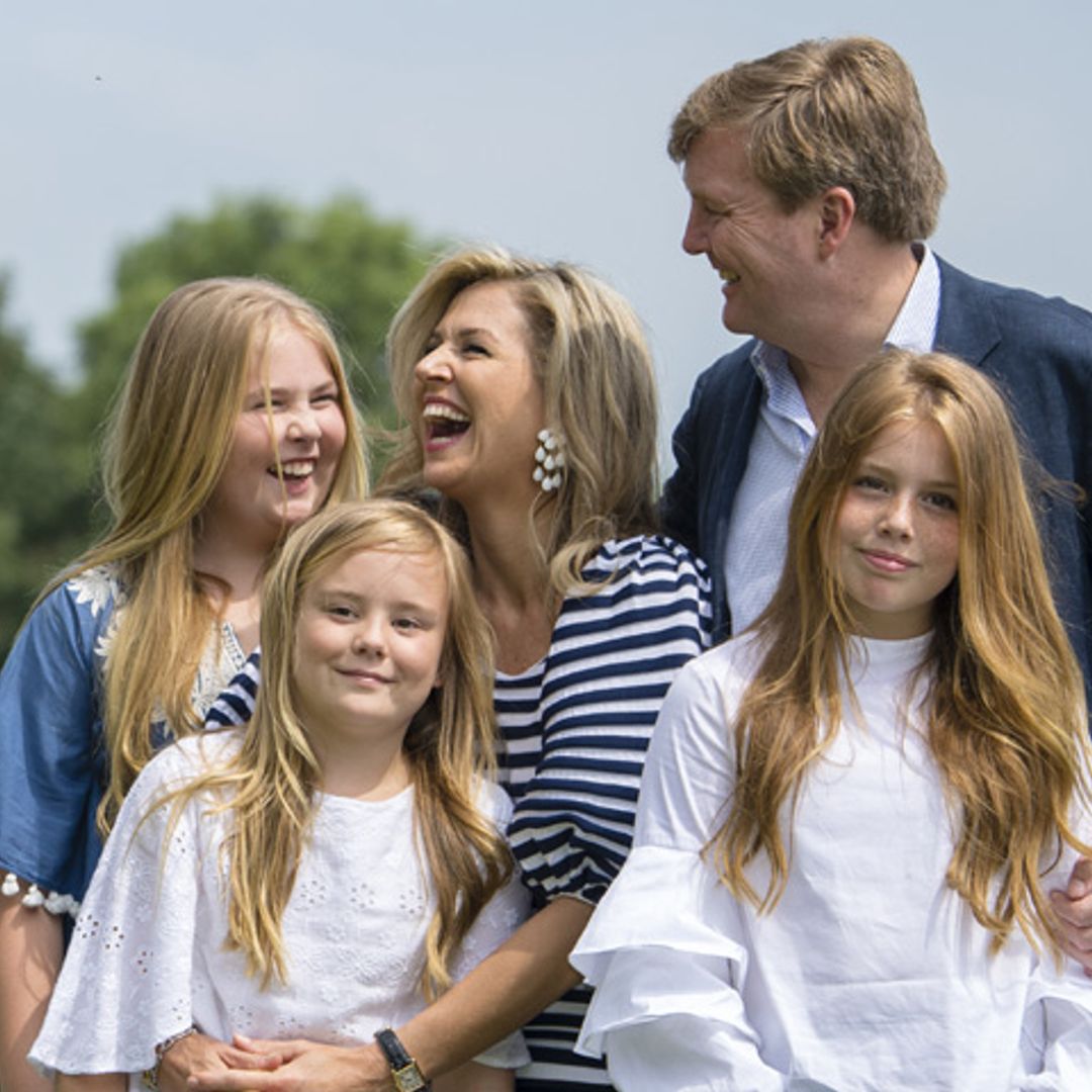Los Reyes de Holanda muestran lo mucho que han crecido sus 'princesas'