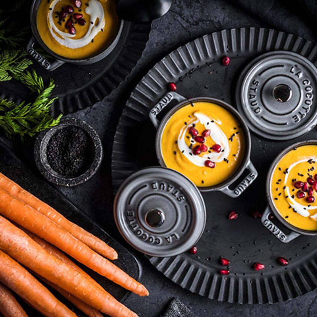 Crema de zanahoria en 'cocotte'