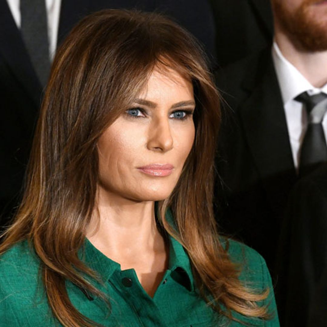 Melania Trump se viste por primera vez con la firma de una ex Primera Dama