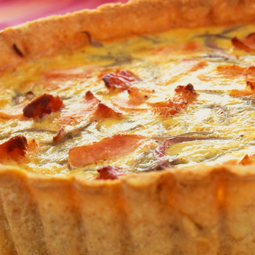 Tarta de salmón y masa quebrada