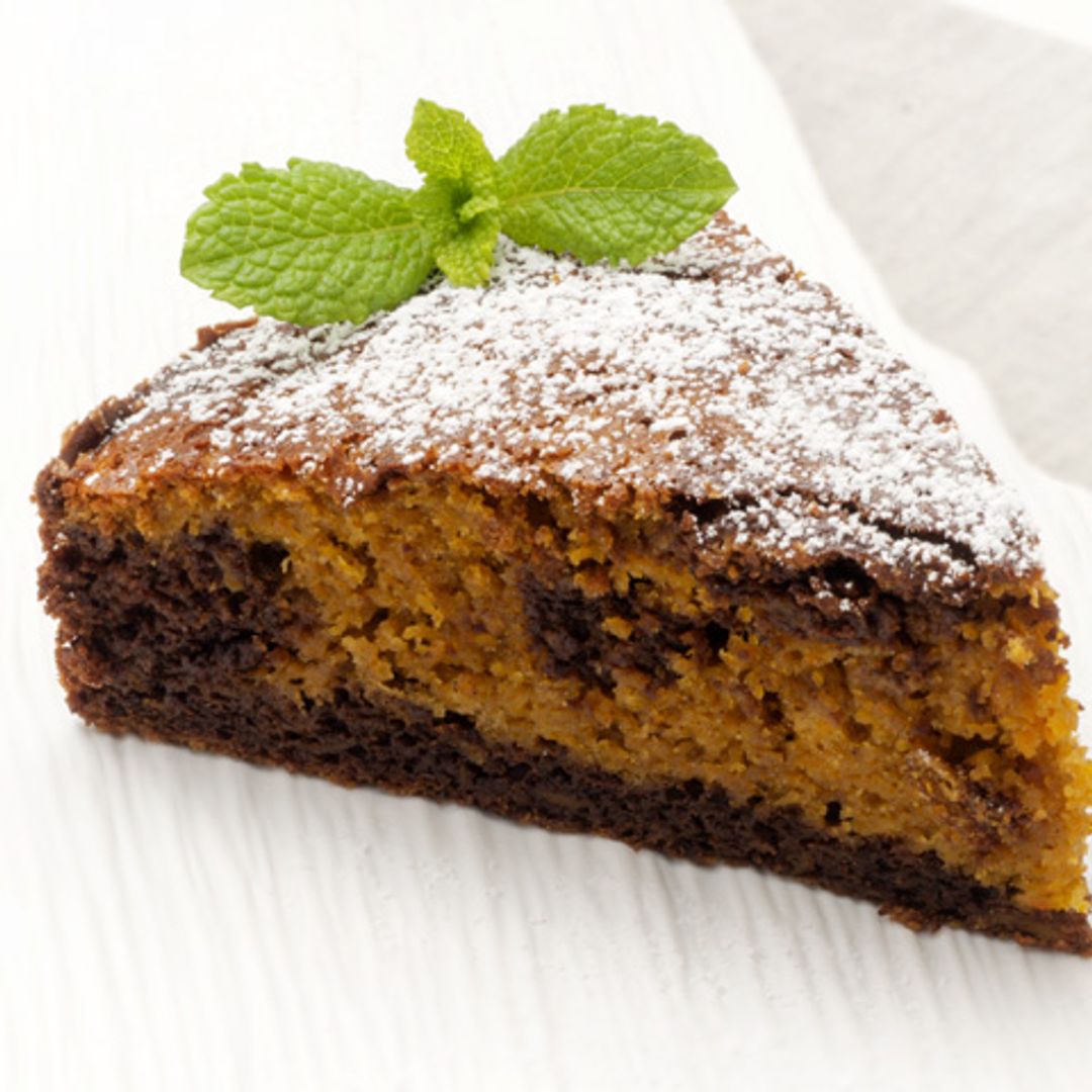 Bizcocho de calabaza y chocolate