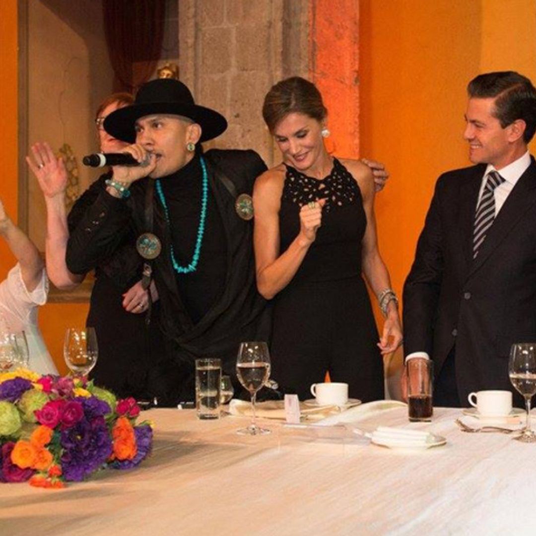 En vídeo: La divertida cena de bienvenida en México con doña Letizia moviéndose a ritmo de Taboo