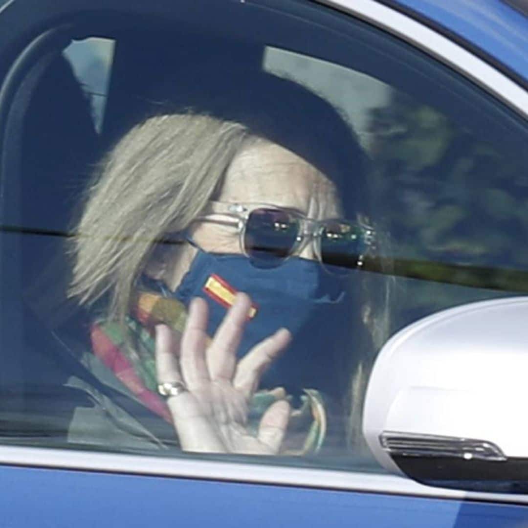 La infanta Elena sopla las velas con sus hijos, Victoria y Felipe de Marichalar