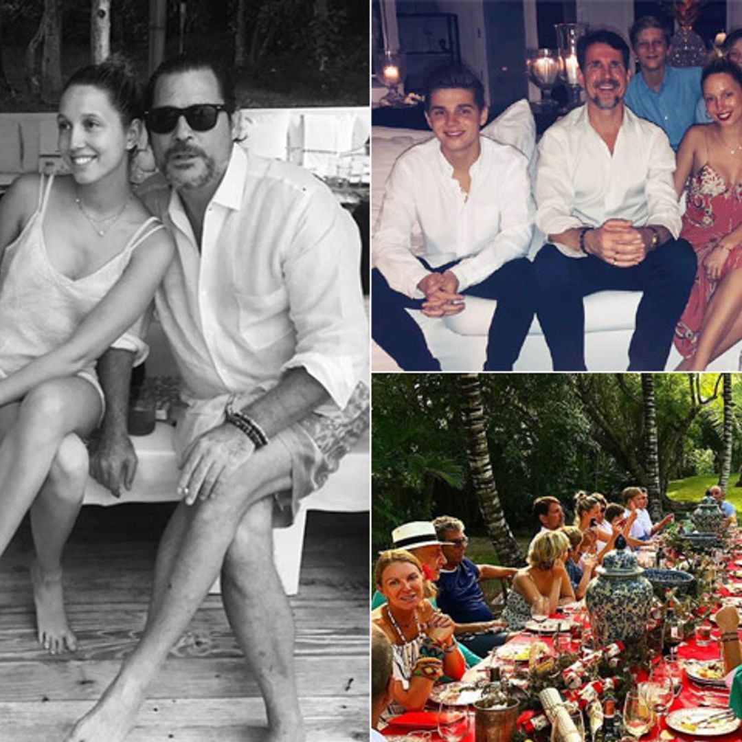 Elle Macpherson y Arpad Busson se suman a la Navidad de Pablo y Marie-Chantal de Grecia