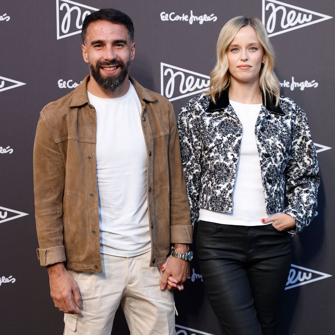 El futbolista Dani Carvajal con su mujer, Daphne Cañizares